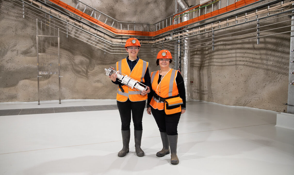 Inside the Stawell Underground Physics Laboratory